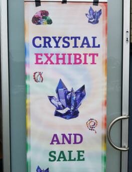 The Uses of Crystals - Man versus Oils Investigates. Crystal Sale and Exhibit